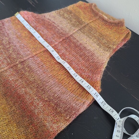 Cult Gaia Lounge Set Sunset Space Dye Orande Size M Mohair - Picture 5 of 12